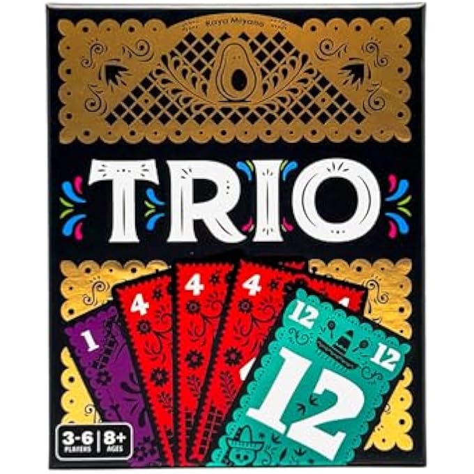rayihni TRIO (UPDATE 2025), CARD GAME, AGES 8+, 3-6 PLAYERS, 15 MINUTES PLAYING TIME - Image 1